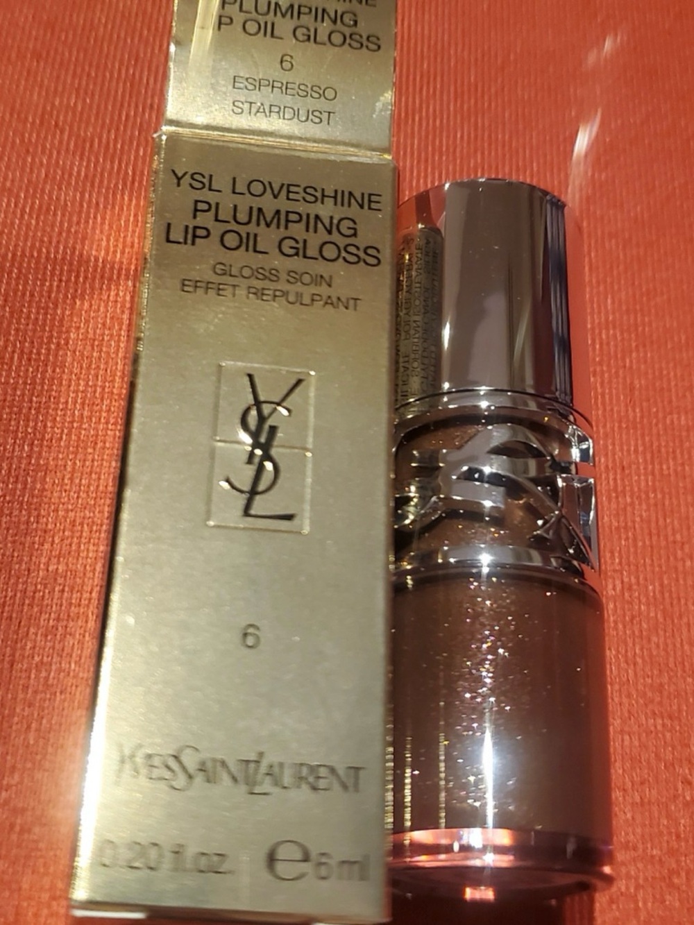 Yves Saint Laurent Loveshine Plumping Lip Oil Gloss - Espresso Stardust (6)